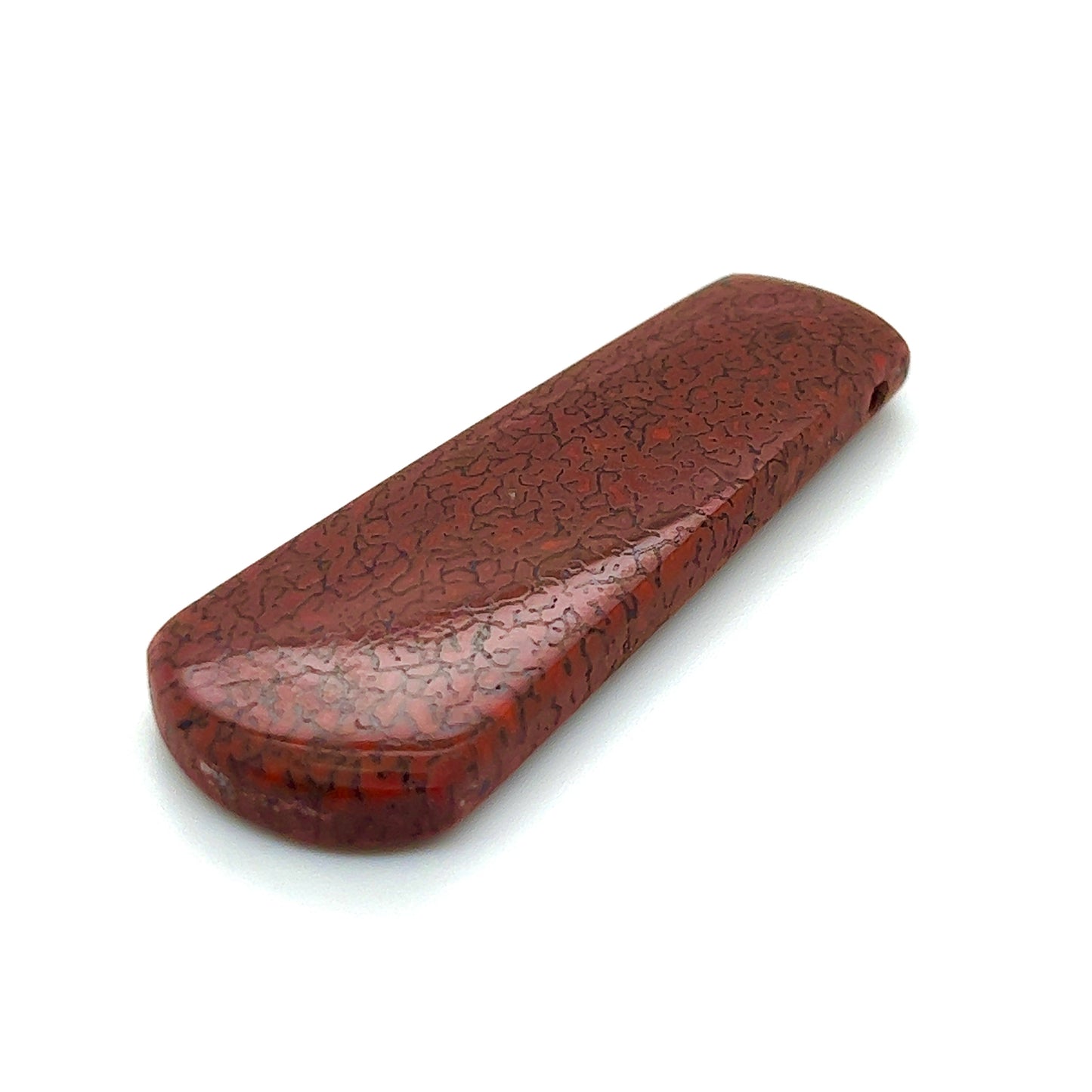 Side Drilled Agatized Dinosaur Bone - 69.20cts
