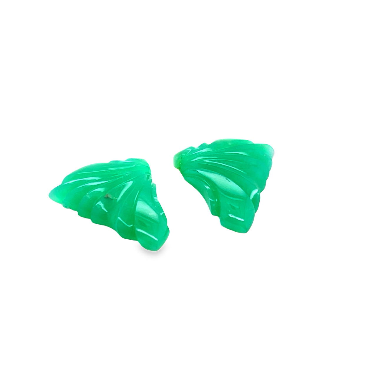 Chrysoprase Earring Set - 41.45cts