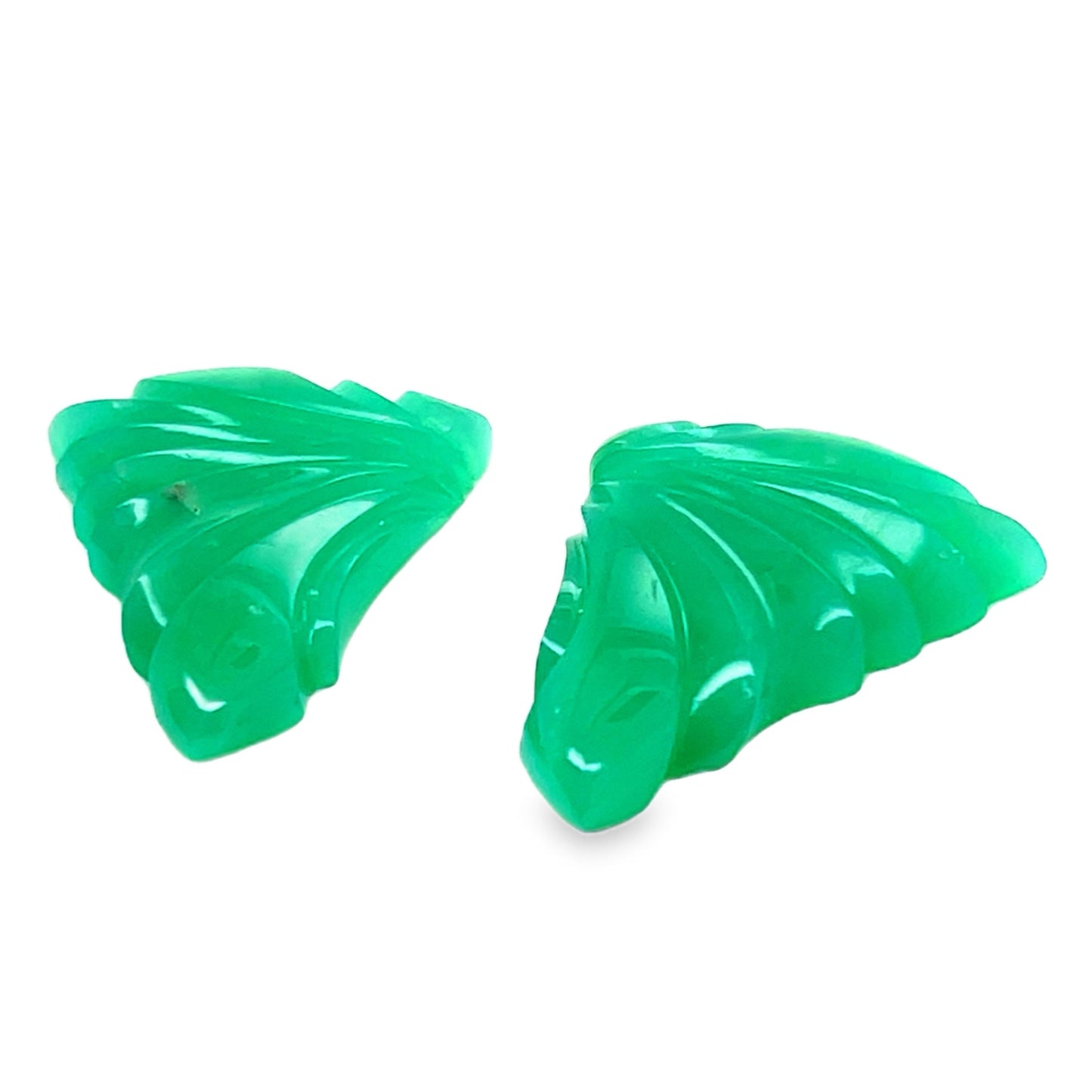 Chrysoprase Earring Set - 41.45cts