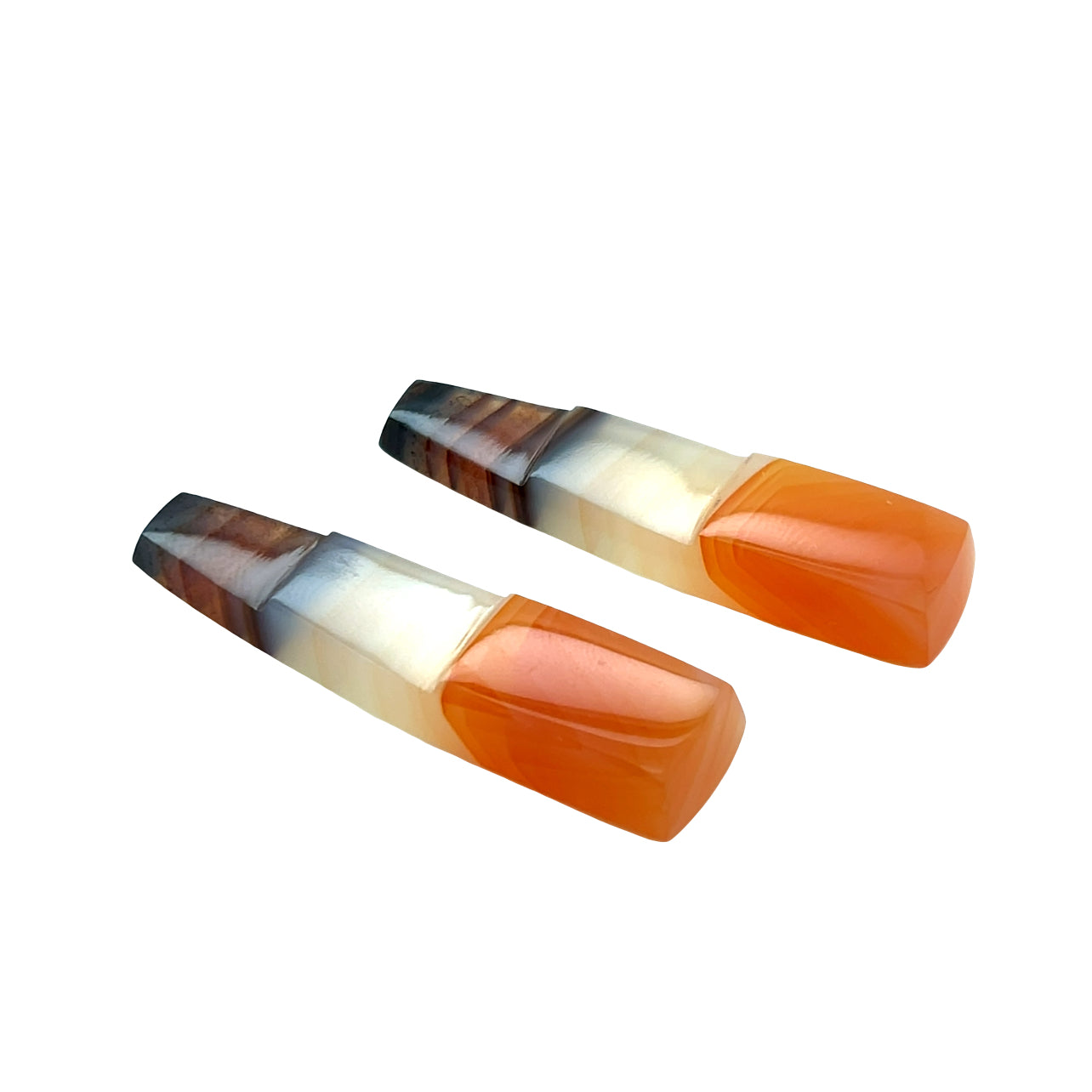 Brazilian Agate Earring Set - 40.40cts