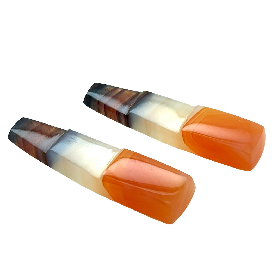 Brazilian Agate Earring Set - 40.40cts