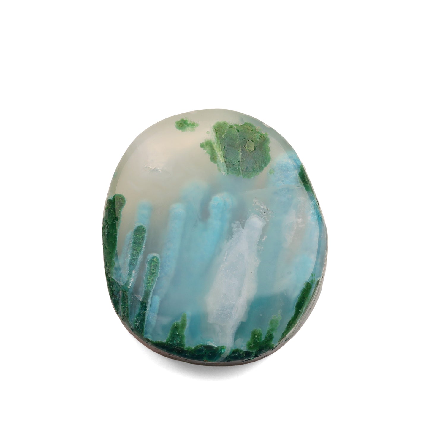 Gemsilica w/ Malachite - 31.25cts