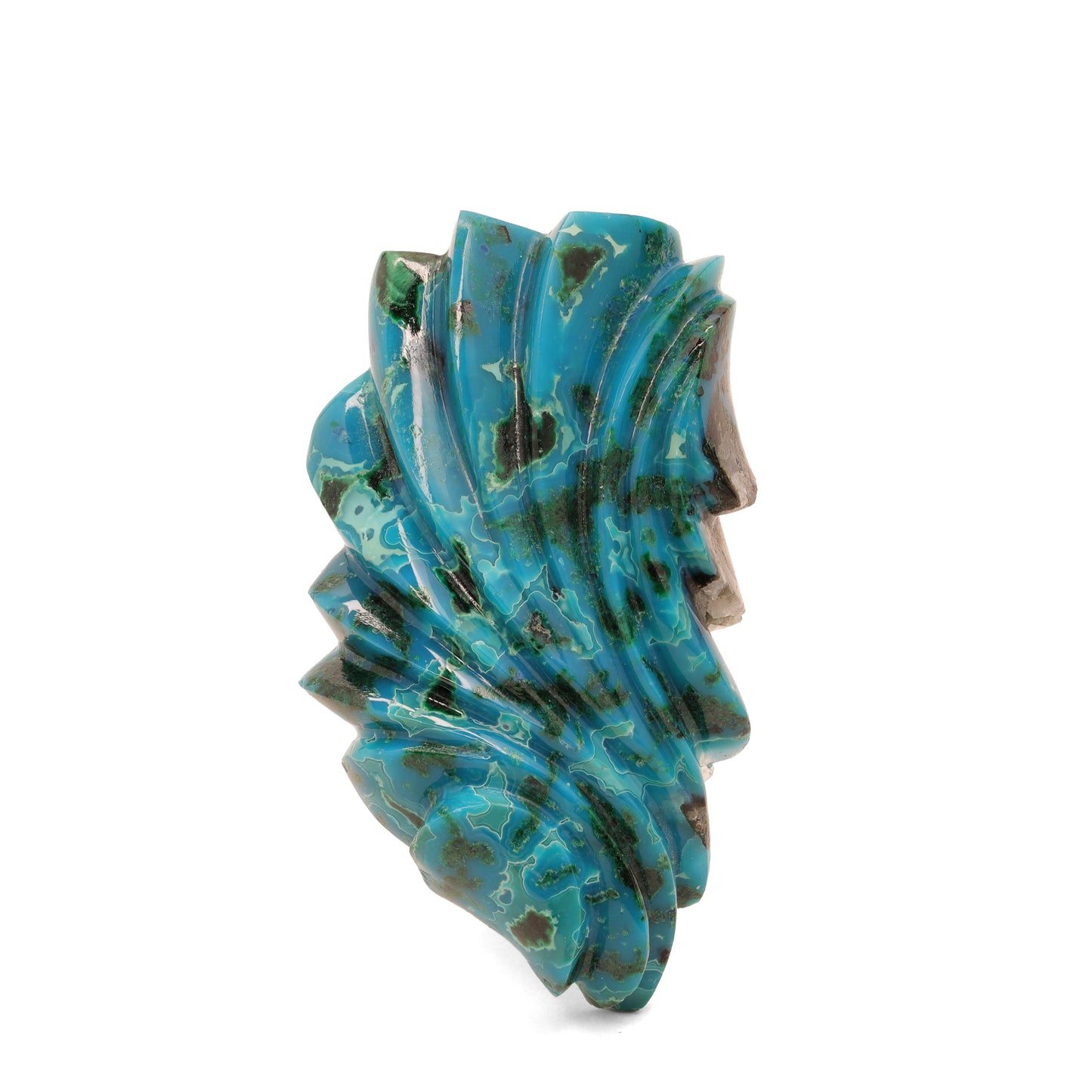 Namibian Gemsilica w/ Shattuckite - 39.30cts