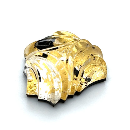 Gold Leaf Carving - 32.85cts