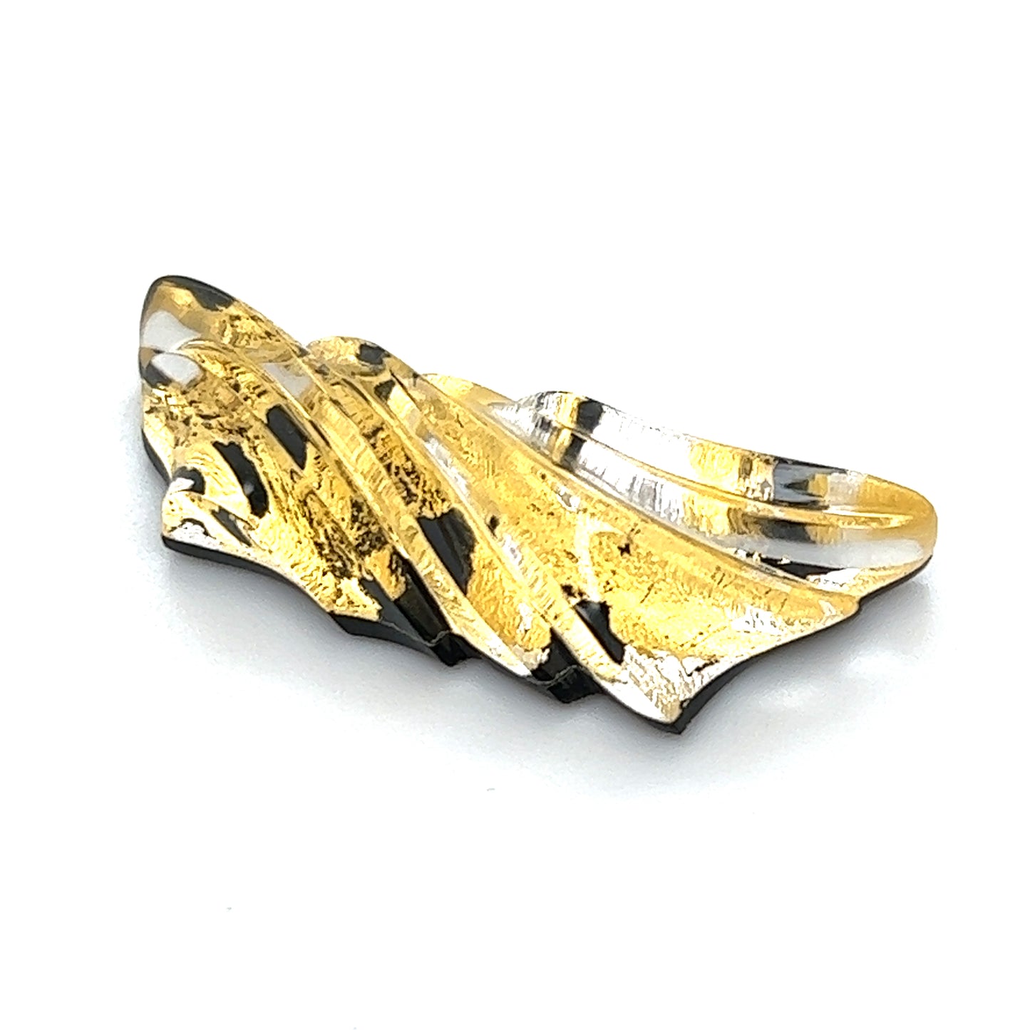 Gold Leaf Carving - 21.85cts