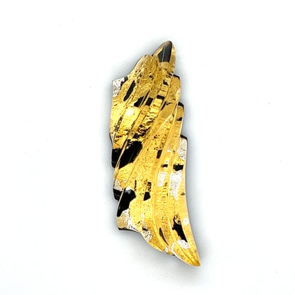 Gold Leaf Carving - 21.85cts