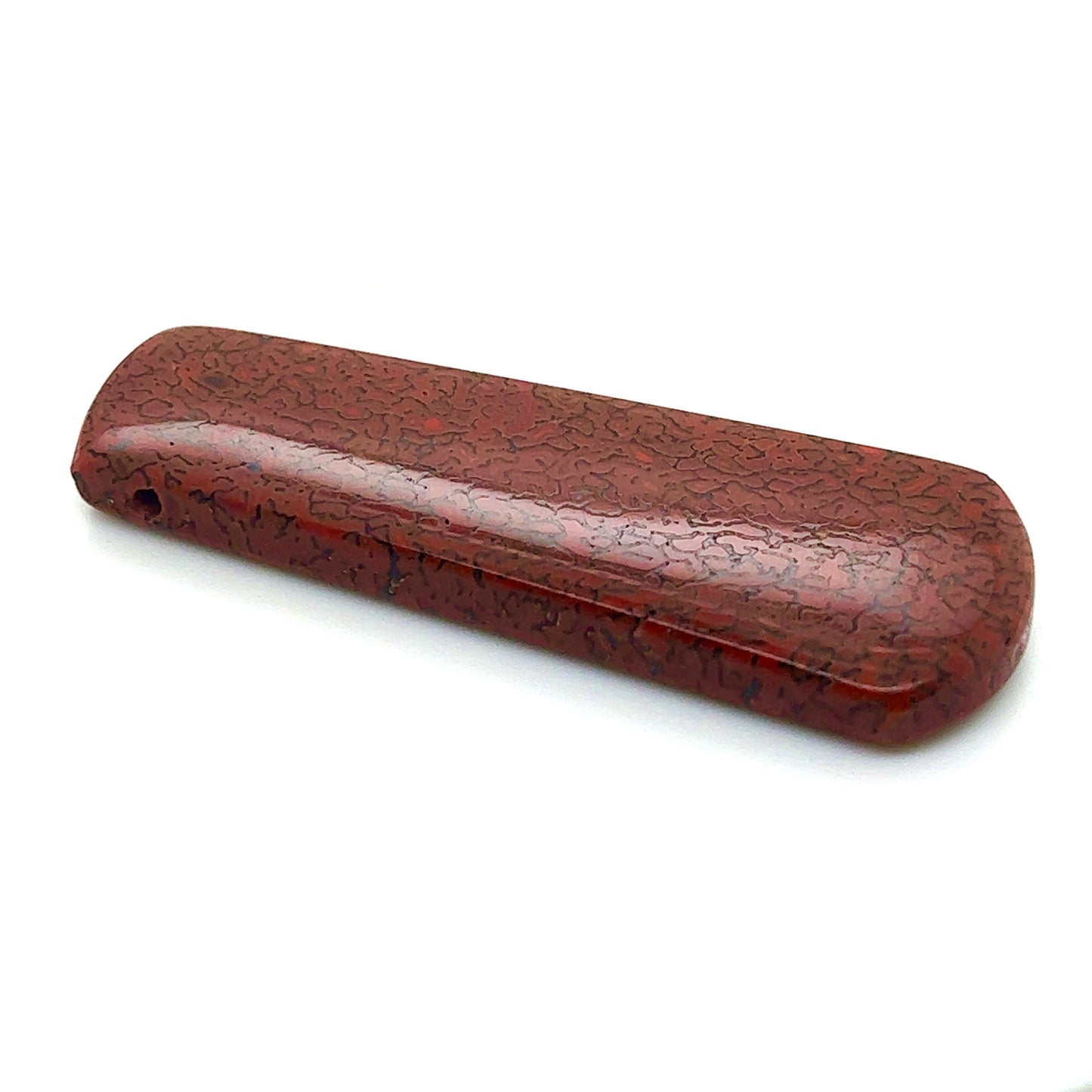 Side Drilled Agatized Dinosaur Bone - 69.20cts