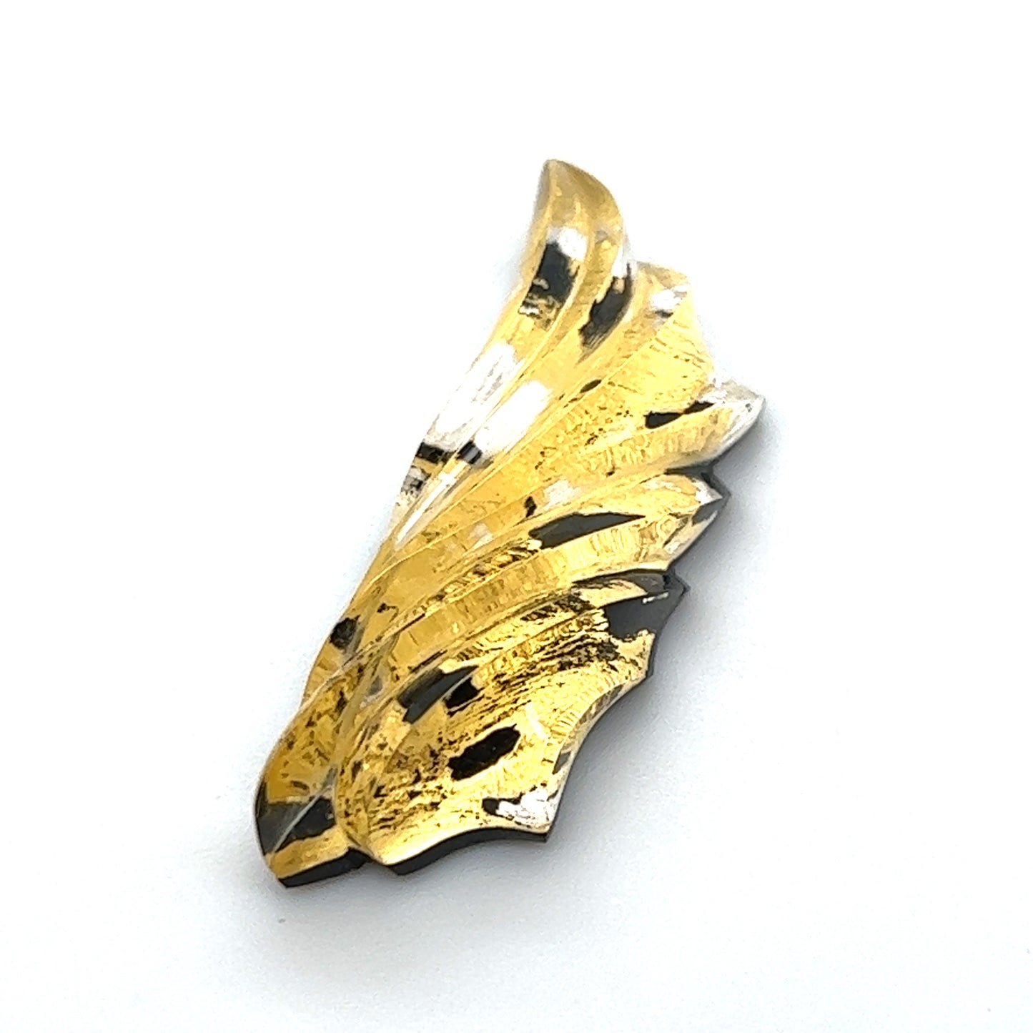 Gold Leaf Carving - 21.85cts