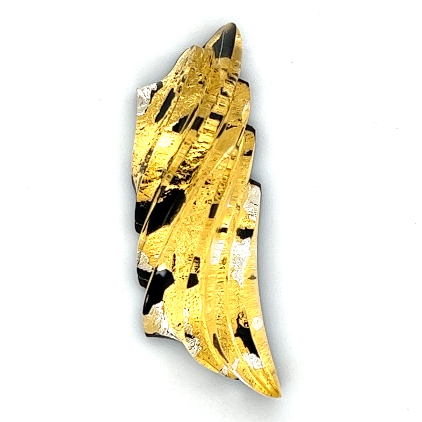 Gold Leaf Carving - 21.85cts