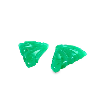 Chrysoprase Earring Set - 41.45cts