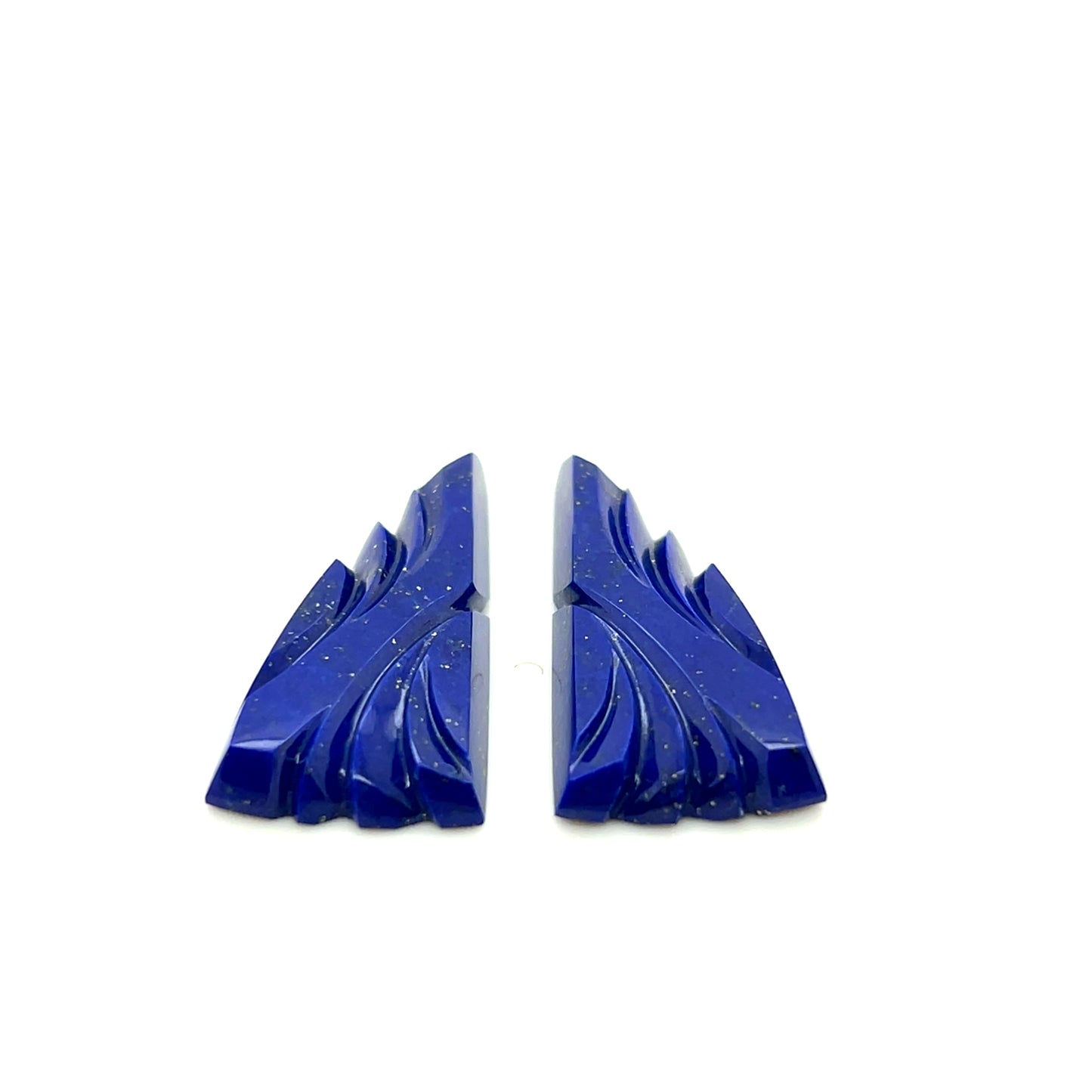 Lapis Lazuli Earring Set - 43.65cts