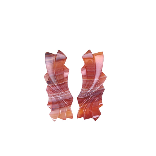 Brazilian Agate Earring Set - 38.20cts