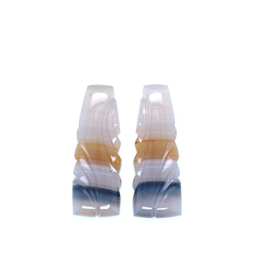 Brazilian Agate Earring Set - 45.75cts