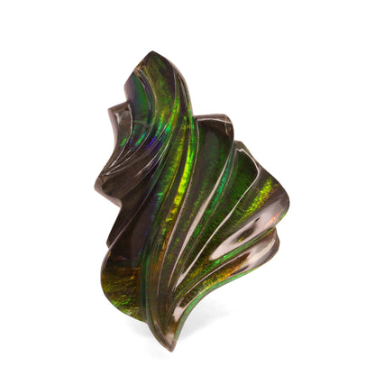Quartz Topped Ammolite - 10.90cts