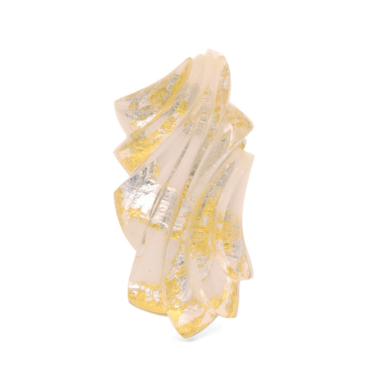 Coconut Agate 24kt Gold Triplet - 18.20cts