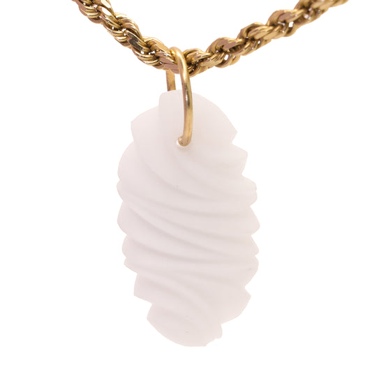 Coconut Agate Pendant - 11.80cts