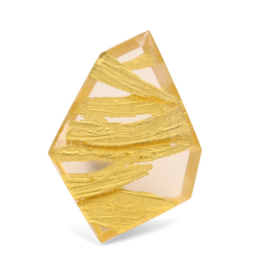Quartz 24kt Gold Triplet - 33.30cts
