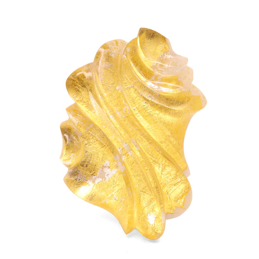 Coconut Agate 24kt Gold Triplet - 40.00cts